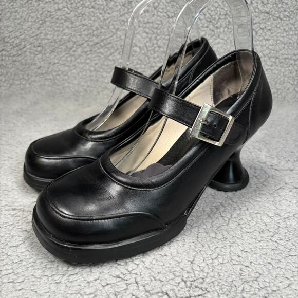John Fluevog Mary Jane 8.5 Black Mini Gorgeous Twee Coquette Whimsigoth Fairy - Picture 3 of 12